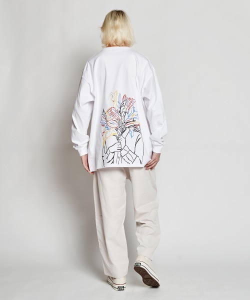 【セール】rehacer : Artiful Wide L/S / アーティフル ワイド ロングスリーブカットソー（Tシャツ/カットソー）｜rehacer（レアセル）