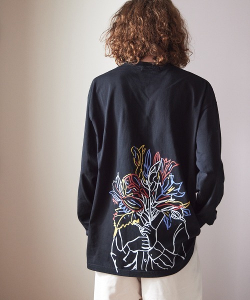 【セール】rehacer : Artiful Wide L/S / アーティフル ワイド ロングスリーブカットソー（Tシャツ/カットソー）｜rehacer（レアセル）