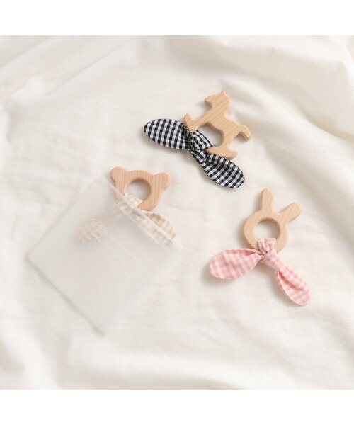 apres les cours（アプレレクール）の「木製歯固め（その他ベビー用品・キッズ・ピンク/ベージュ/ブラック・FREE）」の12枚目の写真