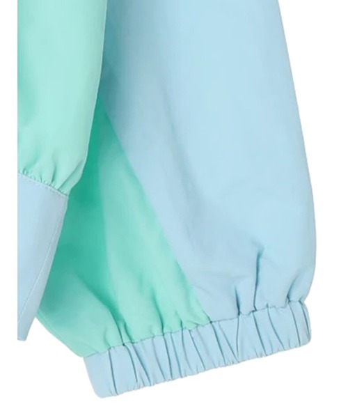 earth music&ecology（アースミュージックアンドエコロジー）の「コクーンギャザー切替ブルゾン（ブルゾン・レディース・アイボリー/サックスブルー/ブルー系・FREE）」の18枚目の写真