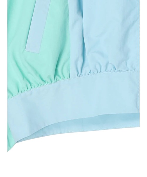 earth music&ecology（アースミュージックアンドエコロジー）の「コクーンギャザー切替ブルゾン（ブルゾン・レディース・アイボリー/サックスブルー/ブルー系・FREE）」の19枚目の写真