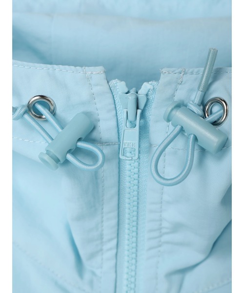 earth music&ecology（アースミュージックアンドエコロジー）の「コクーンギャザー切替ブルゾン（ブルゾン・レディース・アイボリー/サックスブルー/ブルー系・FREE）」の21枚目の写真