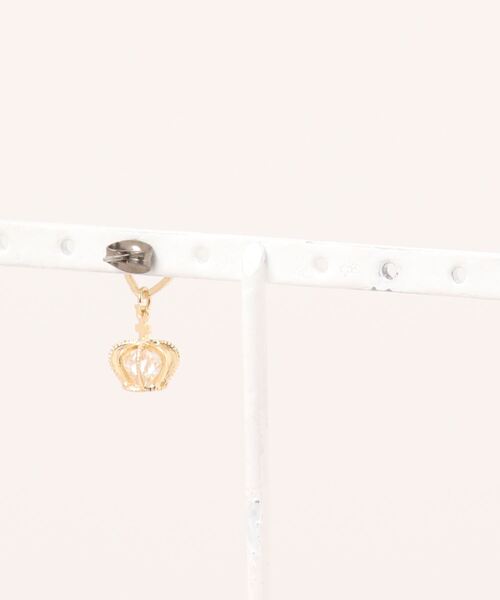 tone(トーン)の「【YM】ハート×プリンセス マスクチャーム ピアス 2点セット(MA)(ピアス(両耳用)・レディース・ゴールド・FREE)」の3枚目の写真