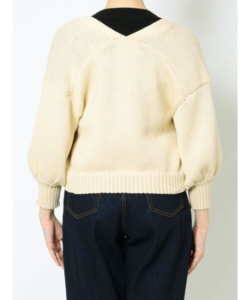 LAGUNAMOON(ラグナムーン)の「リリヤーンラフカーディガン(カーディガン/ボレロ・レディース・ホワイト/ネイビー/ベージュ・FREE)」の10枚目の写真