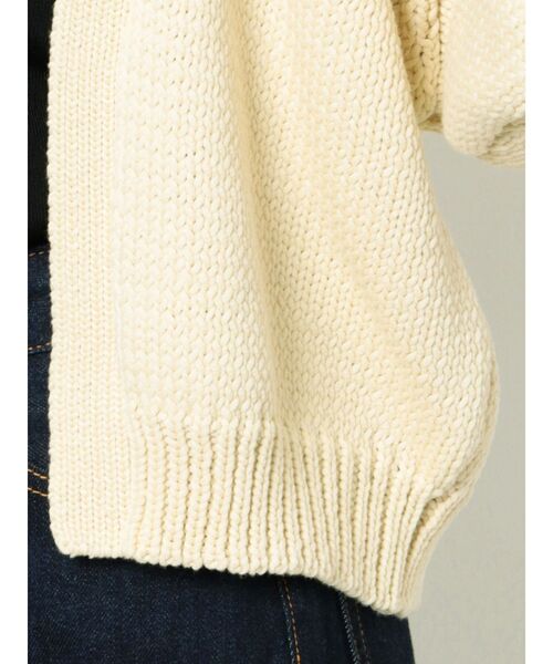 LAGUNAMOON(ラグナムーン)の「リリヤーンラフカーディガン(カーディガン/ボレロ・レディース・ホワイト/ネイビー/ベージュ・FREE)」の13枚目の写真