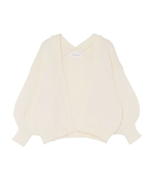 LAGUNAMOON(ラグナムーン)の「リリヤーンラフカーディガン(カーディガン/ボレロ・レディース・ホワイト/ネイビー/ベージュ・FREE)」の20枚目の写真