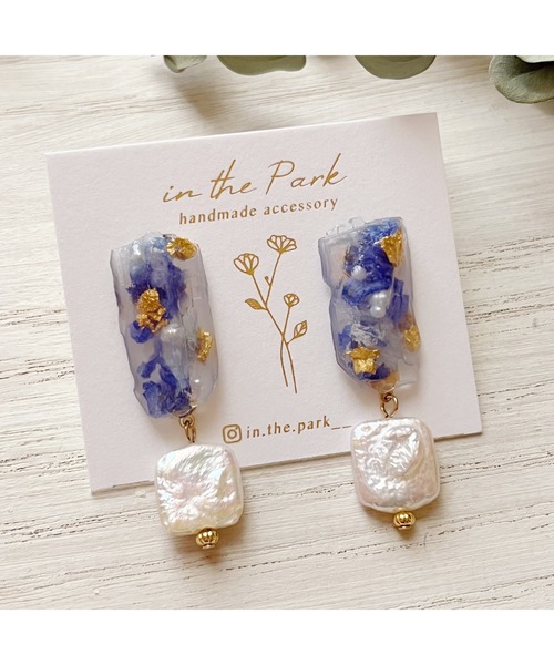 tone(トーン)の「【in the Park】鉱石と淡水パール ピアス(MA)(ピアス(両耳用)・レディース・その他1・FREE)」の6枚目の写真
