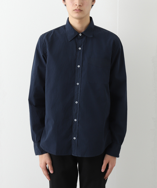 SAVE KHAKI UNITED（セーブカーキユナイテッド）の「SAVE KHAKI UNITED POPLIN STANDARD SHIRT（シャツ/ブラウス・メンズ・ホワイト/ブラック/ネイビー/ブラウン/チャコールグレー・X-LARGE/MEDIUM/LARGE）」の6枚目の写真