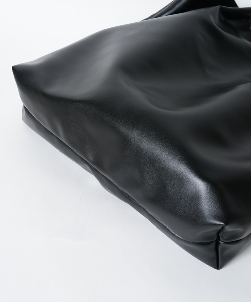 WEGO(ウィゴー)の「WEGO/タックデザイントートバッグ(トートバッグ・メンズ・ホワイト/ブラック/シルバー・FREE)」の10枚目の写真