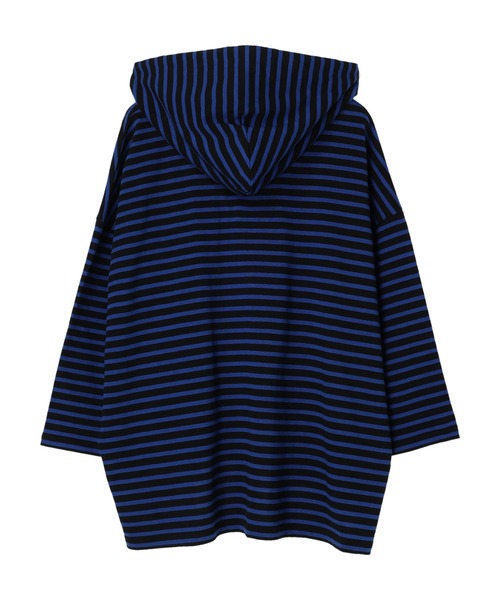 AMERICAN HOLIC（アメリカンホリック）の「フード付きボーダーチュニック（チュニック・レディース・ホワイト系その他4/ブルー系その他2・M/L）」の9枚目の写真