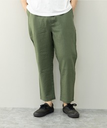 STYLEBLOCK | 綿麻ストレッチワイドテーパードアンクルパンツ(その他パンツ)