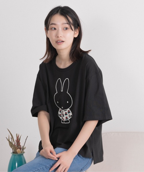 Miffy（ ミッフィー）の「miffy / ミッフィー  ビッグ Tシャツ 半袖 ビッグシルエット miffy BIG TEE WNI（Tシャツ/カットソー・レディース・その他1/その他6/その他5/その他3/その他2/その他4・FREE）」の5枚目の写真