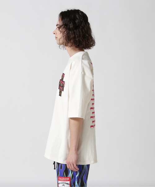 ROYAL FLASH（ロイヤルフラッシュ）の「MAYO/メイヨー/MAYO Dragon Embroidery Short Sleeve Tee（Tシャツ/カットソー・メンズ・ホワイト/ネイビー・L/M/XL）」の20枚目の写真
