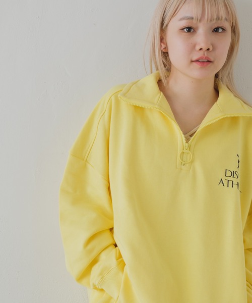 Kastane（カスタネ）の「【DISCUS別注】ハーフジップスウェット（スウェット・レディース・オフホワイト/イエロー・FREE）」の16枚目の写真