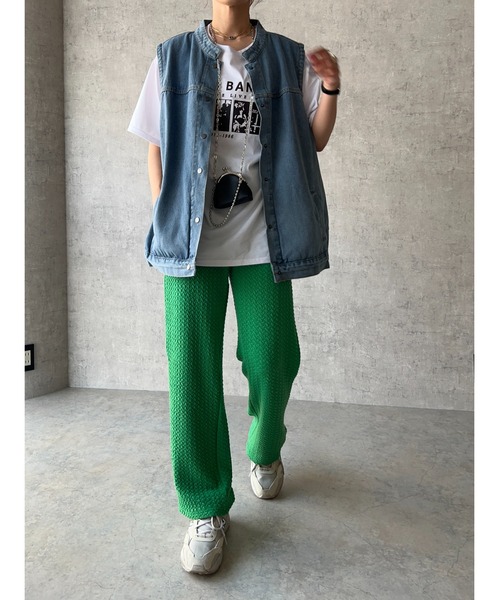 オーバーサイズデニムベスト（ベスト）｜owndaily（オンデイリー）の