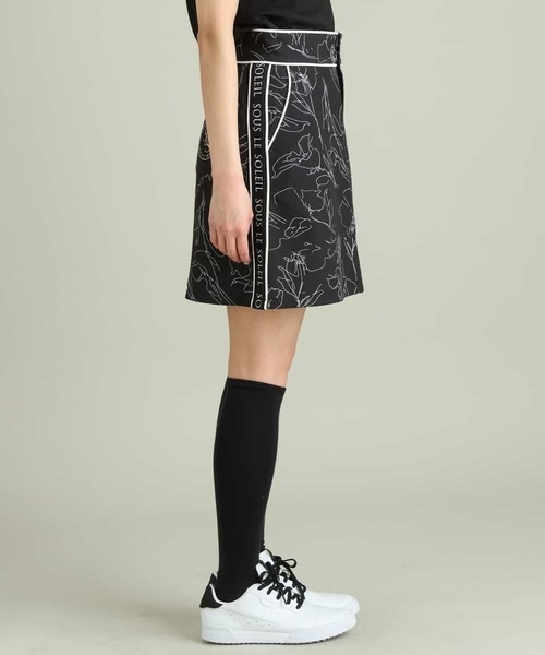 a.v.v（アーヴェヴェ）の「レディースゴルフウエア　フラワーモチーフプリントタイトスカート（スカート・レディース・ホワイト/ブラック・36/38/40）」の20枚目の写真