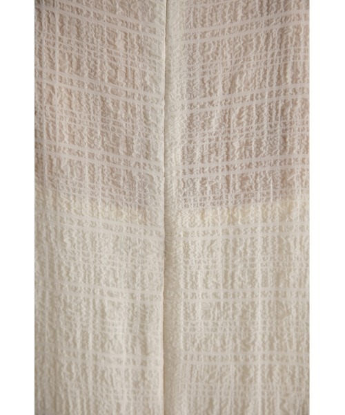 STYLEMIXER(スタイルミキサー)の「シアーサッカーボリュームスリーブワンピース(ワンピース・レディース・ブラック/オレンジ/アイボリー・SMALL/MEDIUM)」の11枚目の写真