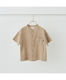 b・ROOM | スタンドカラービッグシャツ(シャツ/ブラウス)