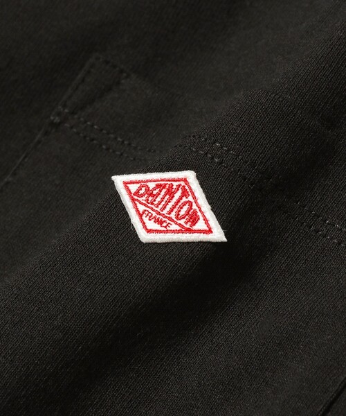 ダントン　MHL. モスグリーン　ポケット付き Tシャツ S ダントン (DANTON) WOMEN'S SHORT SLEEVE POCKET T-SHIRT PLAIN