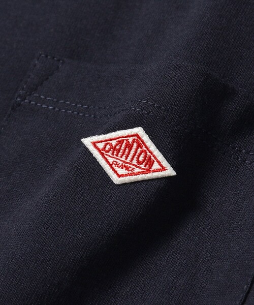 DANTON(ダントン)の「DANTON / POCKET T-SHIRT(Tシャツ/カットソー・レディース・ブラック/ホワイト/ネイビー・S/M/L/XL/XXL)」の18枚目の写真