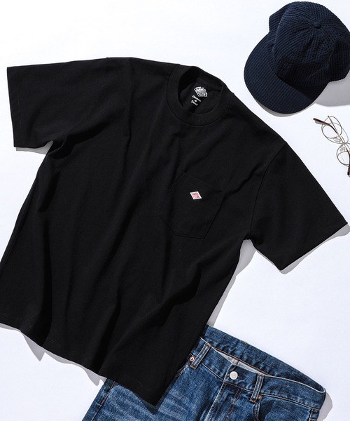 DANTON(ダントン)の「DANTON / POCKET T-SHIRT(Tシャツ/カットソー・レディース・ブラック/ホワイト/ネイビー・S/M/L/XL/XXL)」の21枚目の写真