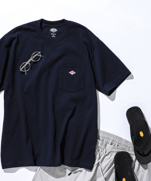 DANTON(ダントン)の「DANTON / POCKET T-SHIRT(Tシャツ/カットソー・メンズ・ブラック/ホワイト/ネイビー・S/M/L/XL/XXL)」の11枚目の写真