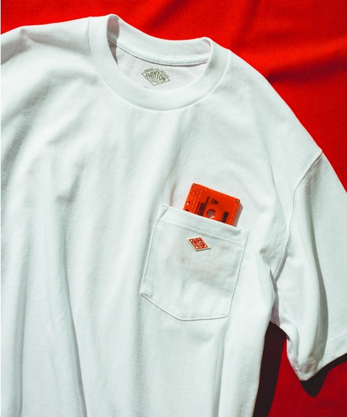 DANTON(ダントン)の「DANTON / POCKET T-SHIRT(Tシャツ/カットソー・メンズ・ブラック/ホワイト/ネイビー・S/M/L/XL/XXL)」の8枚目の写真