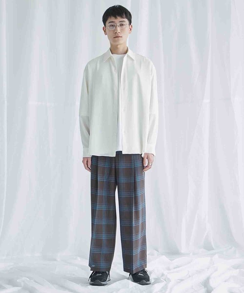 ★美品★　PUBLIC TOKYO　シャツ THE BEST - コンフォートリラックスシャツバンドカラーシャツ