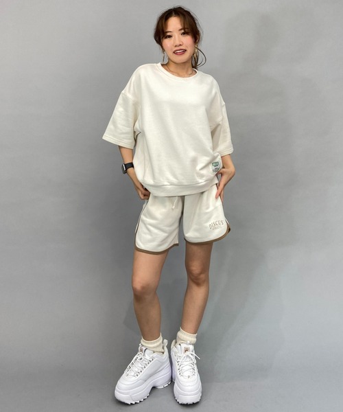 DISCUS ATHLETIC(ディスカス アスレチック)の「DISCUS ATHLETIC/ディスカス 半袖Tシャツ 3287-7971(Tシャツ/カットソー・レディース・ホワイト/グリーン/グレー・M/L)」の5枚目の写真