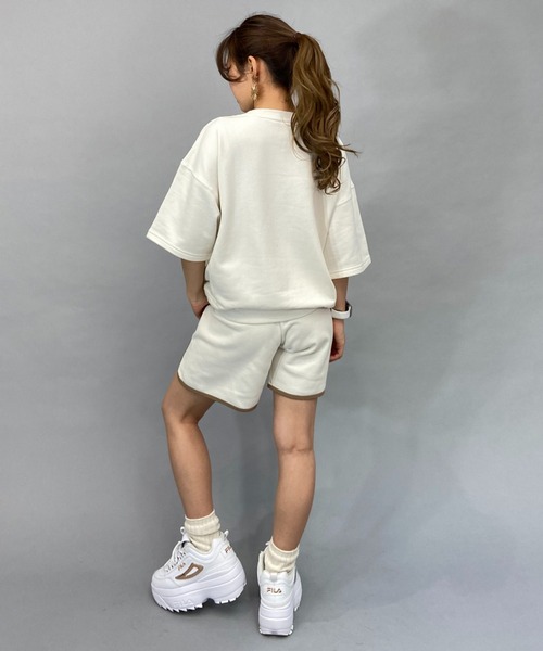 DISCUS ATHLETIC(ディスカス アスレチック)の「DISCUS ATHLETIC/ディスカス 半袖Tシャツ 3287-7971(Tシャツ/カットソー・レディース・ホワイト/グリーン/グレー・M/L)」の7枚目の写真