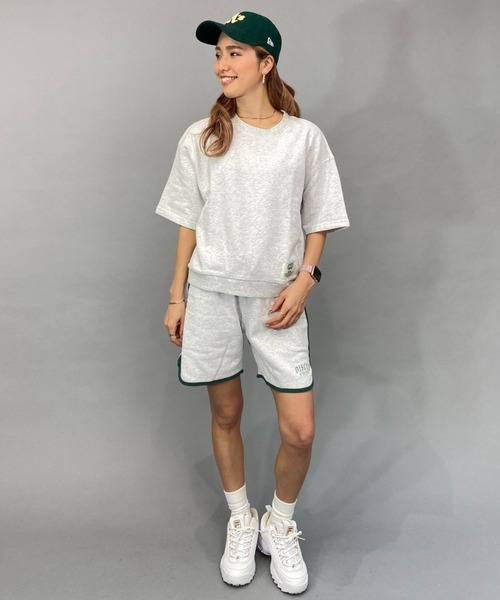 DISCUS ATHLETIC(ディスカス アスレチック)の「DISCUS ATHLETIC/ディスカス 半袖Tシャツ 3287-7971(Tシャツ/カットソー・レディース・ホワイト/グリーン/グレー・M/L)」の8枚目の写真