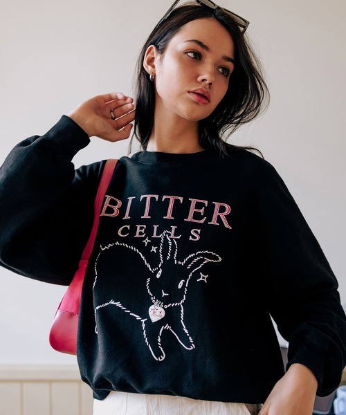 ALAND（エーランド）の「BITTER CELLS／RABBITプルオーバー(ウラケ) 2197552（スウェット）」 WEAR
