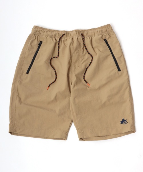 LOGOS（ロゴス）の「LOGOS/ロゴス ワンポイント刺繍 撥水 ナイロン タスラン ショートパンツ 水陸両用（その他パンツ・メンズ・カーキ/サックスブルー/グリーン/ベージュ/ネイビー/オレンジ/イエロー・M/L/LL）」の9枚目の写真