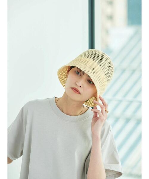 AMERICAN HOLIC（アメリカンホリック）の「透かしサーモハット（ハット・レディース・ベージュ/ブラック・FREE）」の7枚目の写真