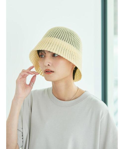 AMERICAN HOLIC（アメリカンホリック）の「透かしサーモハット（ハット・レディース・ベージュ/ブラック・FREE）」の8枚目の写真