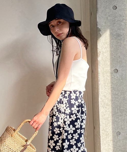 CREDONA（クレドナ）の「チューリップコードHAT（ハット・レディース・ベージュ/ブラック・FREE）」の2枚目の写真