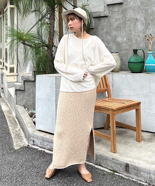 CREDONA（クレドナ）の「チューリップコードHAT（ハット・レディース・ベージュ/ブラック・FREE）」の17枚目の写真