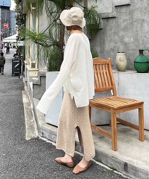 CREDONA（クレドナ）の「チューリップコードHAT（ハット・レディース・ベージュ/ブラック・FREE）」の18枚目の写真