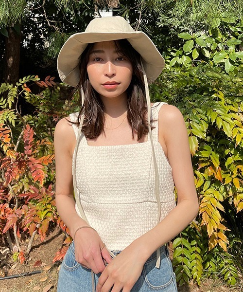 CREDONA（クレドナ）の「チューリップコードHAT（ハット・レディース・ベージュ/ブラック・FREE）」の11枚目の写真