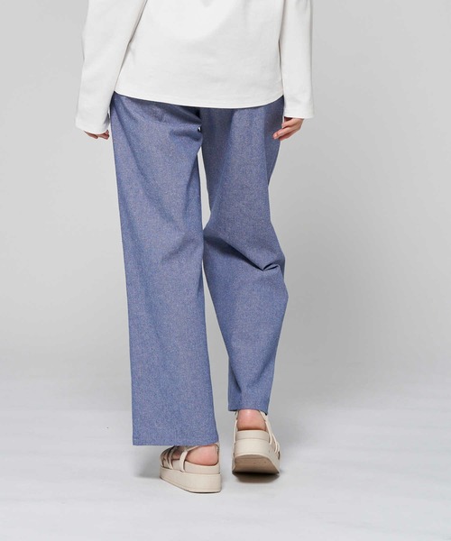 HONEYSUCKLE ROSE（ハニーサックルローズ）の「【HONEYSUCKLE ROSE】サラサラリネン混ワイドパンツ（その他パンツ・レディース・カーキブラウン/グレー/グレー×ホワイト/ブルー/ベージュ・M/L/S）」の22枚目の写真