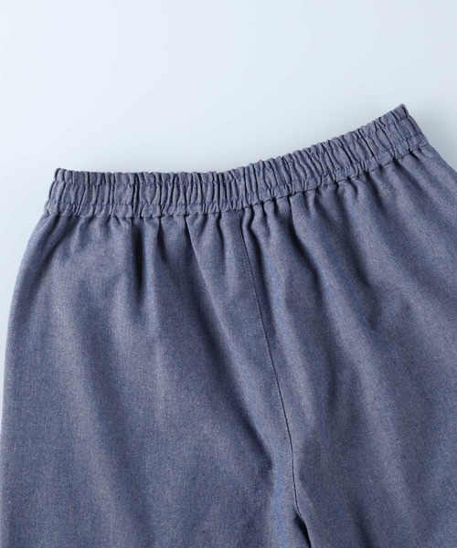 HONEYSUCKLE ROSE（ハニーサックルローズ）の「【HONEYSUCKLE ROSE】サラサラリネン混ワイドパンツ（その他パンツ・レディース・カーキブラウン/グレー/グレー×ホワイト/ブルー/ベージュ・M/L/S）」の8枚目の写真