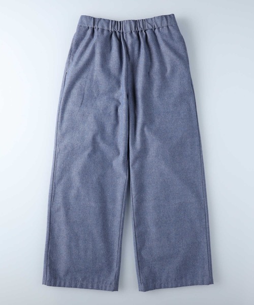 HONEYSUCKLE ROSE（ハニーサックルローズ）の「【HONEYSUCKLE ROSE】サラサラリネン混ワイドパンツ（その他パンツ・レディース・カーキブラウン/グレー/グレー×ホワイト/ブルー/ベージュ・M/L/S）」の13枚目の写真