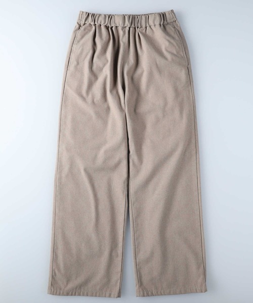 HONEYSUCKLE ROSE（ハニーサックルローズ）の「【HONEYSUCKLE ROSE】サラサラリネン混ワイドパンツ（その他パンツ・レディース・カーキブラウン/グレー/グレー×ホワイト/ブルー/ベージュ・M/L/S）」の14枚目の写真