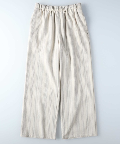 HONEYSUCKLE ROSE（ハニーサックルローズ）の「【HONEYSUCKLE ROSE】サラサラリネン混ワイドパンツ（その他パンツ・レディース・カーキブラウン/グレー/グレー×ホワイト/ブルー/ベージュ・M/L/S）」の16枚目の写真