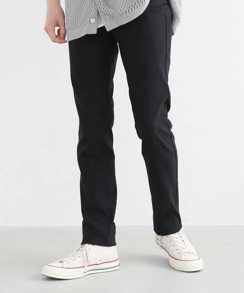 THE CASUAL（カジュアル）の「接触冷感 強ストレッチ　5ポケットスリムテーパードパンツ（その他パンツ・メンズ・ネイビー/ベージュ/カーキ/ブラック/グレー系・L/M/LL）」の6枚目の写真