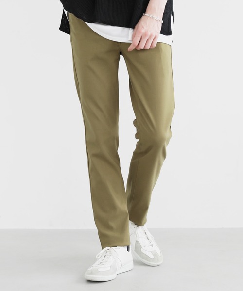 THE CASUAL（カジュアル）の「接触冷感 強ストレッチ　5ポケットスリムテーパードパンツ（その他パンツ・メンズ・ネイビー/ベージュ/カーキ/ブラック/グレー系・L/M/LL）」の16枚目の写真