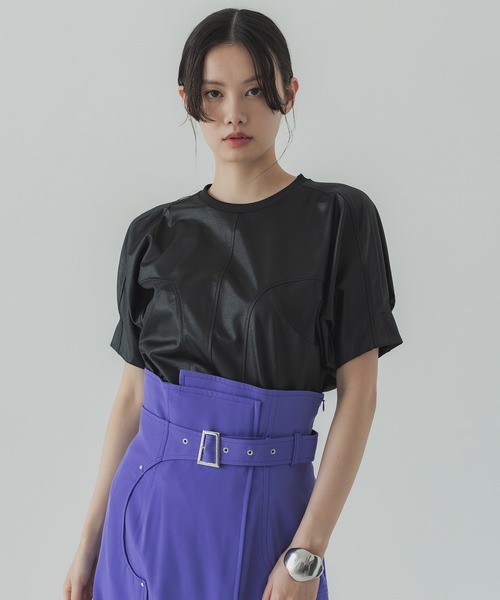 UNITED TOKYO（ユナイテッドトウキョウ）の「ブルームカットソー-ウォッシャブル-（Tシャツ/カットソー・レディース・ホワイト/ブラック・FREE）」の21枚目の写真