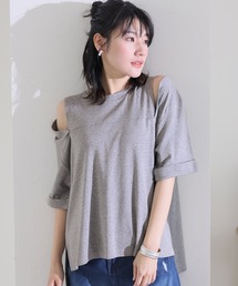 オープンショルダー」に該当するTシャツ/カットソーファッション