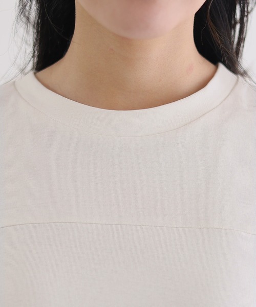 ショルダーオープン半袖Tシャツ（Tシャツ/カットソー）｜ElegChic（エレグシック）