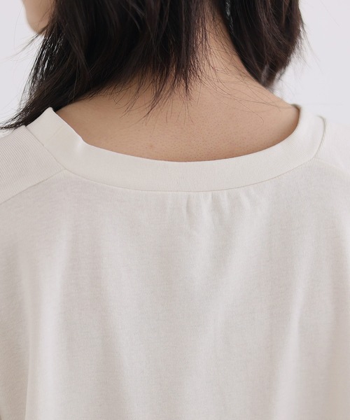 ショルダーオープン半袖Tシャツ（Tシャツ/カットソー）｜ElegChic（エレグシック）